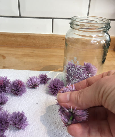 Chive Blossom infusion