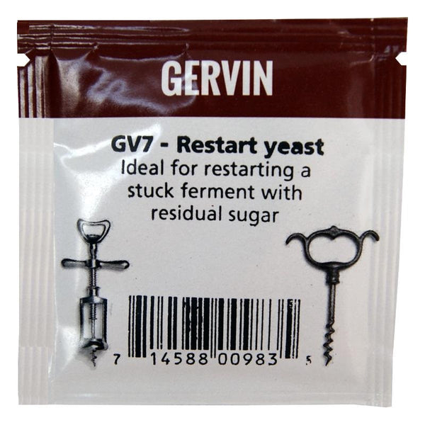 GV7 Gervin Restart Yeast by Muntons