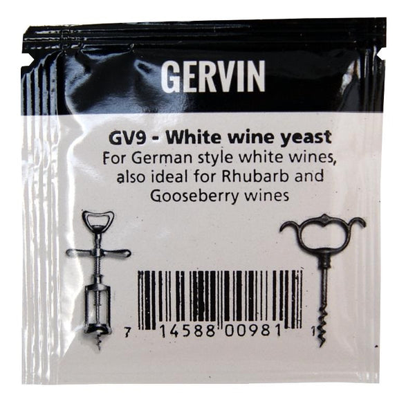 GV9 Gervin White Wine Yeast by Muntons