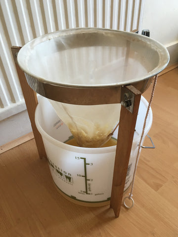 Filtering Raw Honey