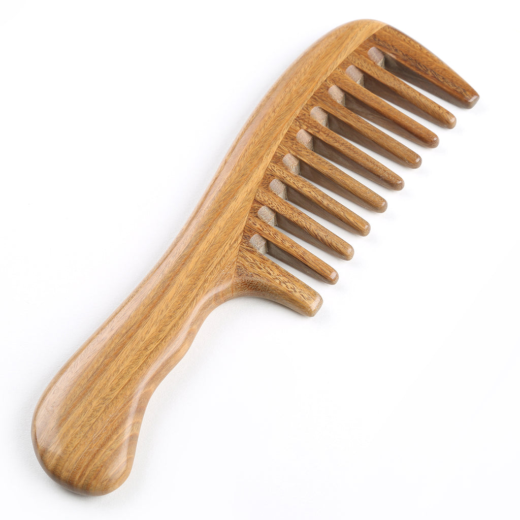 wooden comb brush