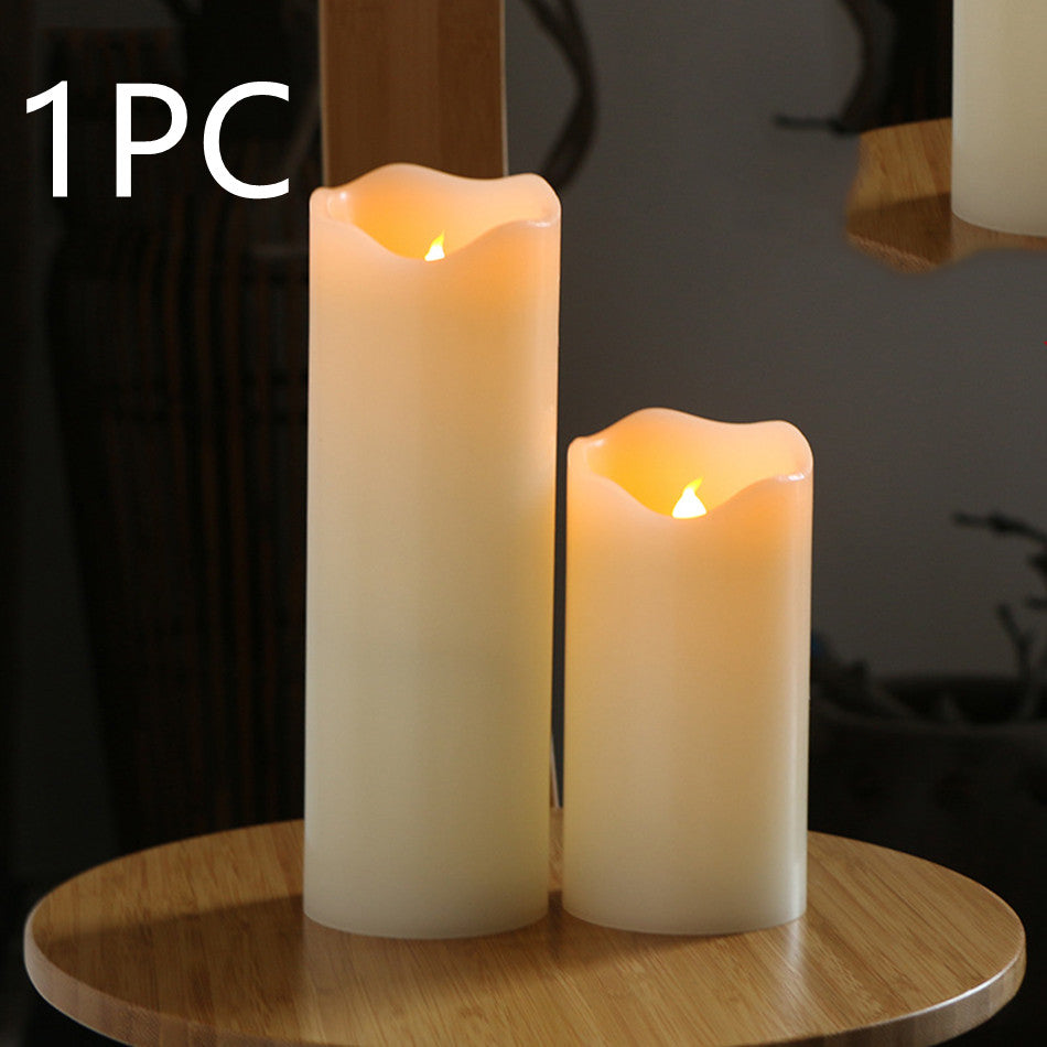 Electronic LED Oblique Paraffin Artifical Candle