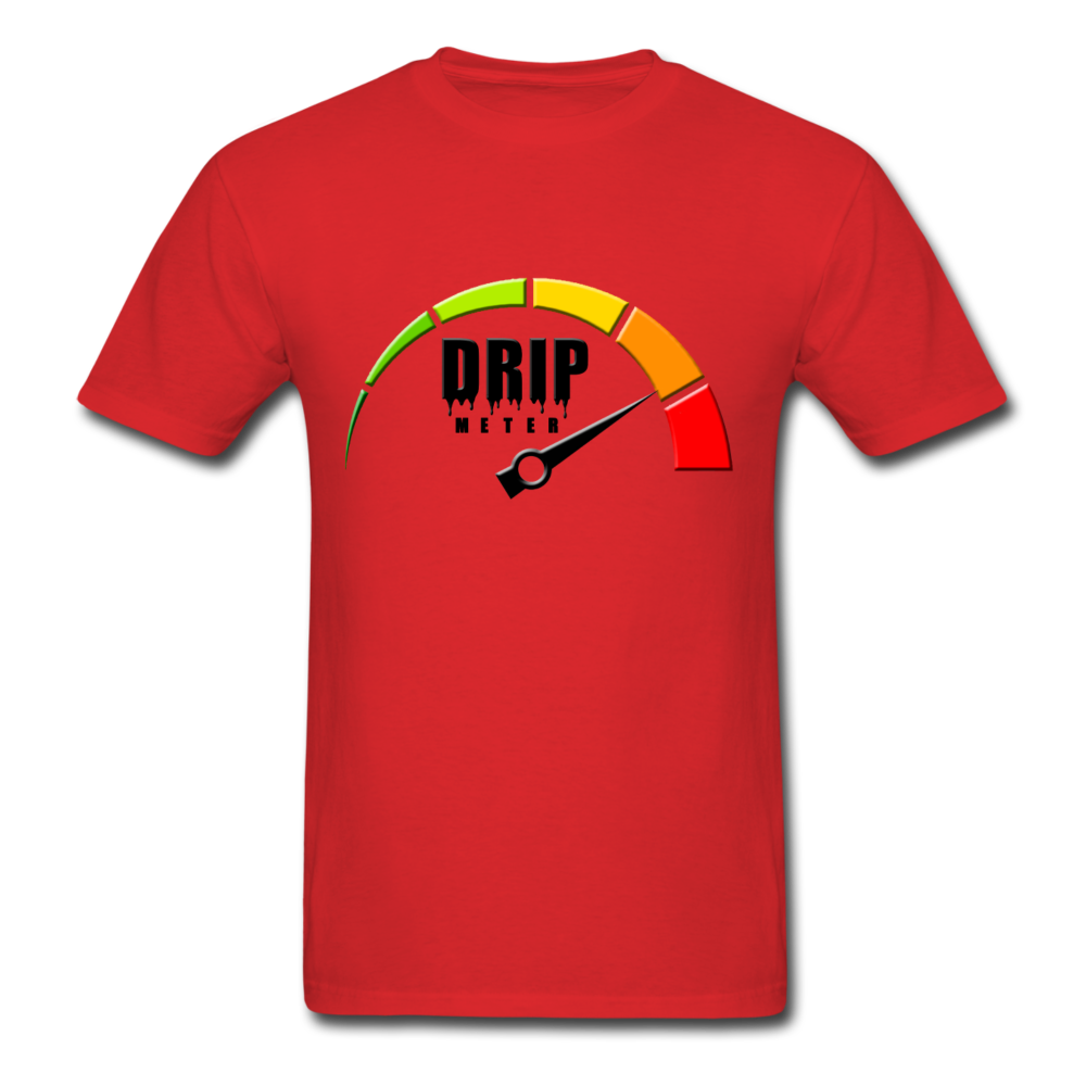 Drip Meter Graphic Guys T-Shirt - red