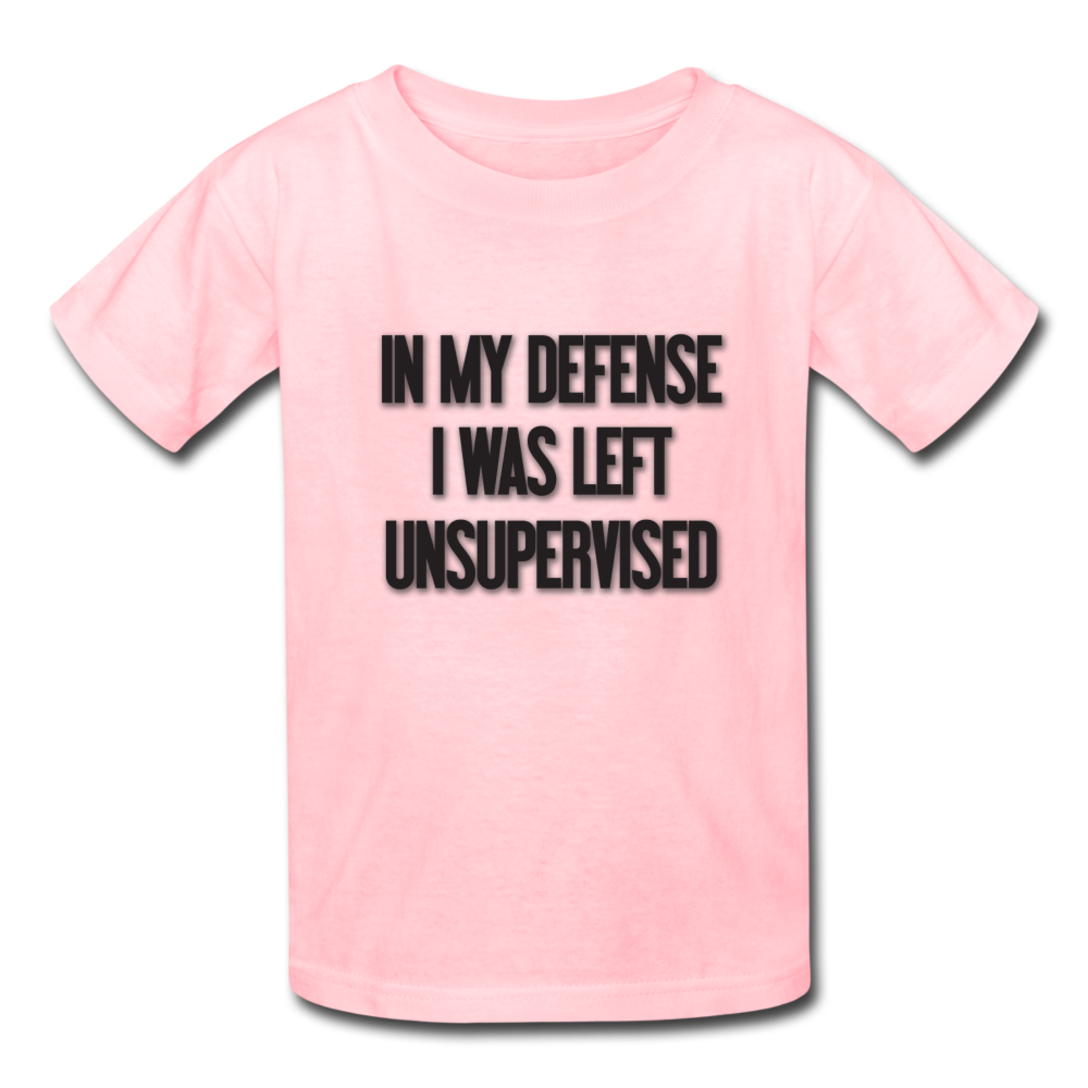Left Unsupervised Kids' T-Shirt - pink