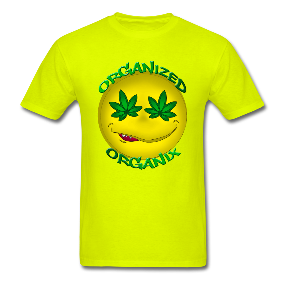 Organized Organix Branded Unisex T-Shirt - safety green