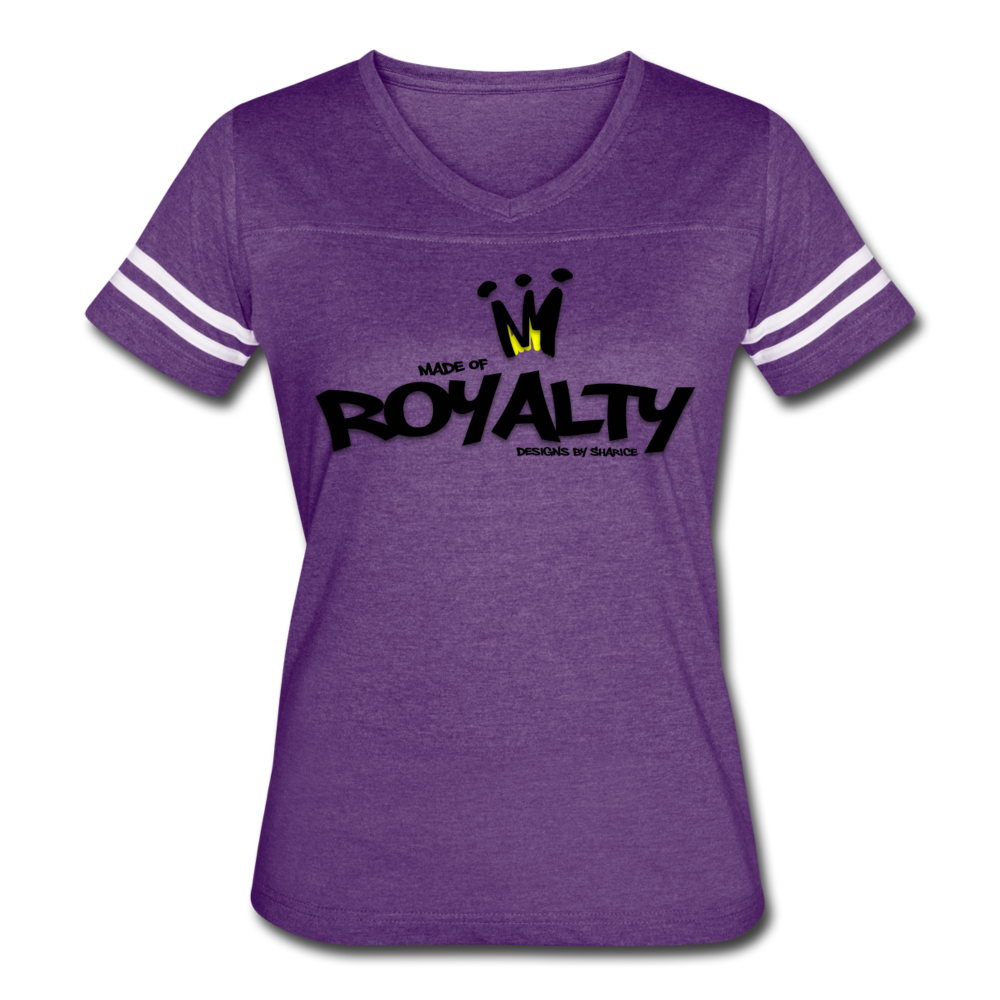 Royalty Jersey Ladies T-Shirt - vintage purple/white