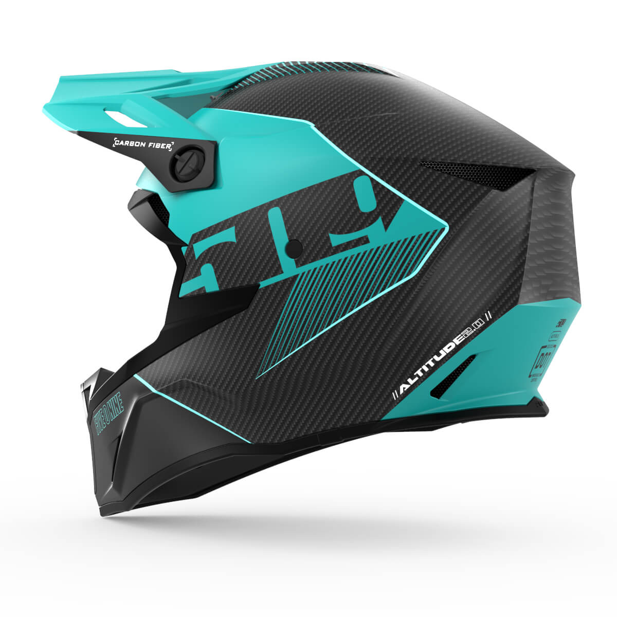 altitude 2.0 carbon fiber 3k helmet