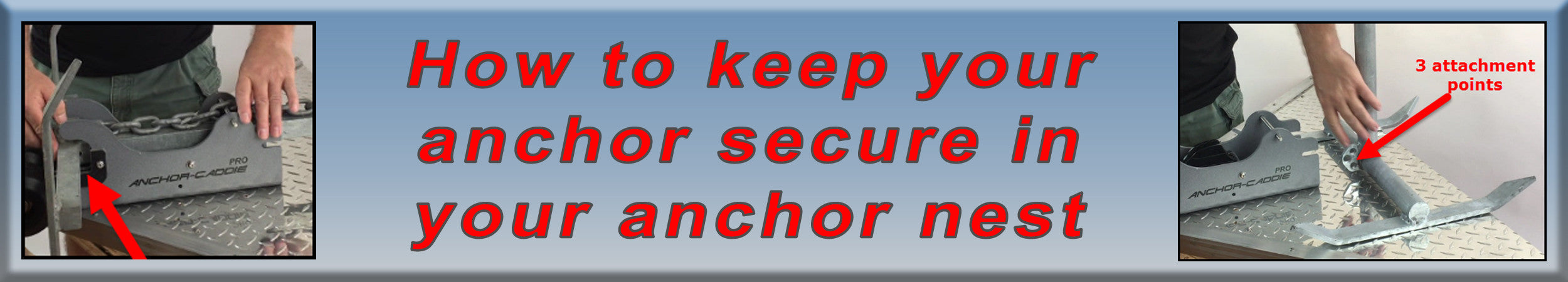 Securing your boat anchor
