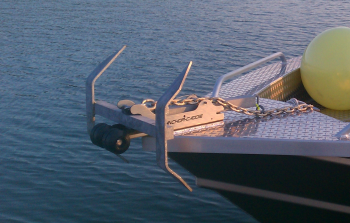 Anchor Nest on Aluminum Boat
