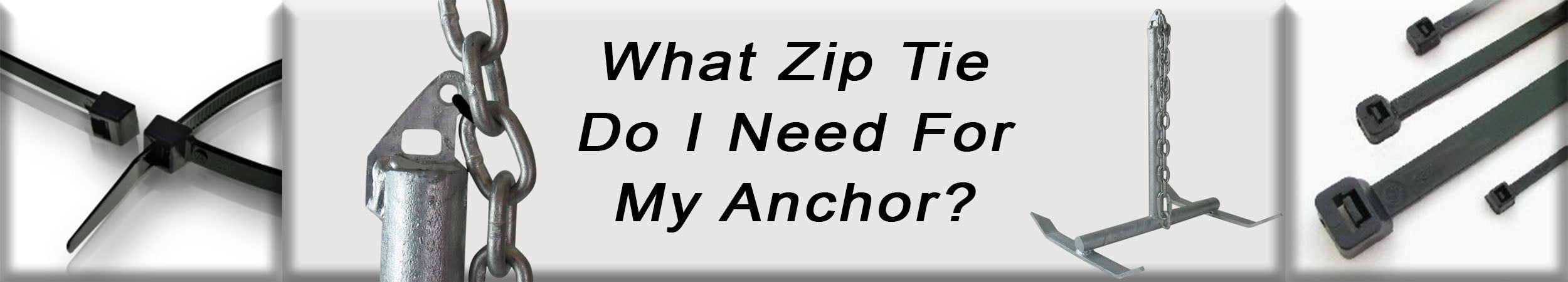 Zip Tie for River Anchoring