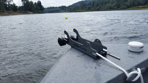 Willamette River Fishing with Anchor Caddie