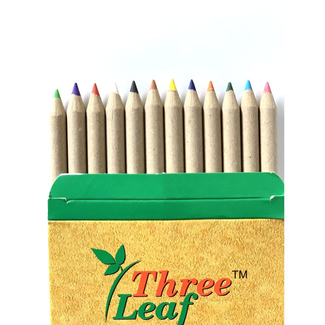 Three Leaf Recycled Paper Colored Pencils – Joyfull