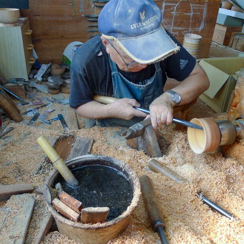 Wood-turning in Ishikawa Japan