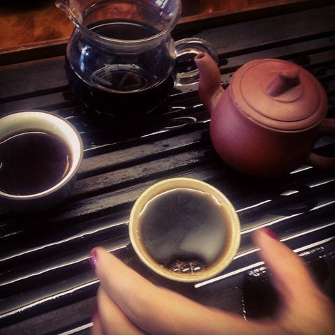 puer at the teahouse