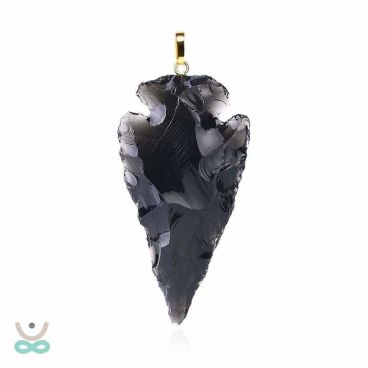 Colgante de flecha de obsidiana – Zen