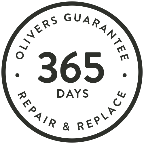 Olivers 365 Day Repair & Replace Guarantee