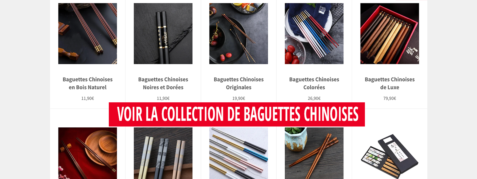 Collection Baguettes Chinoises