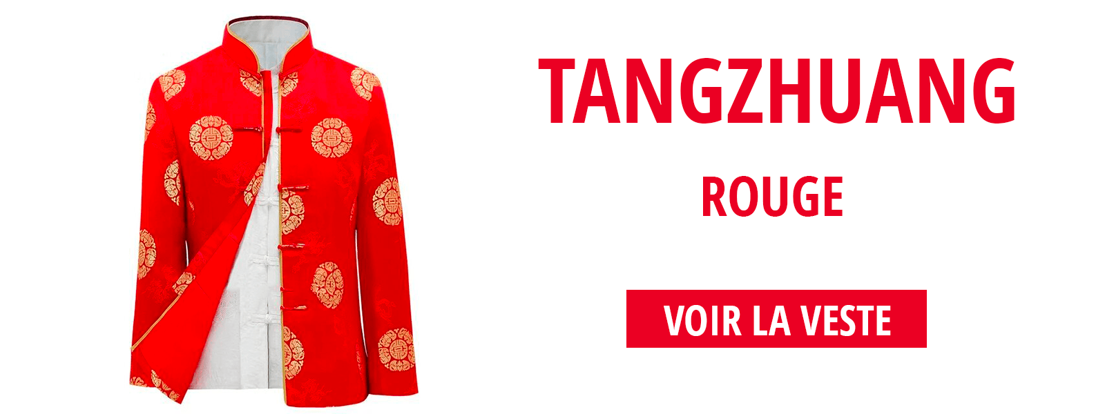 Veste Chinoise rouge