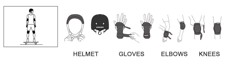 protective gears for electric skateboarding