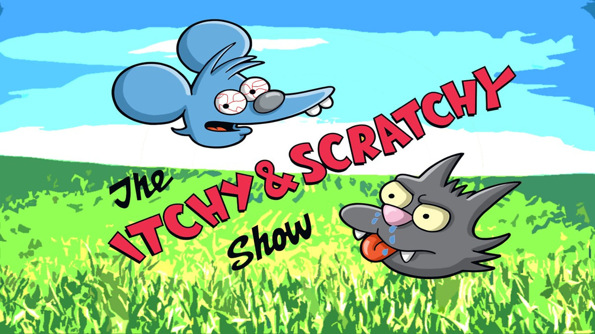 itchy and scratchy wallpaper