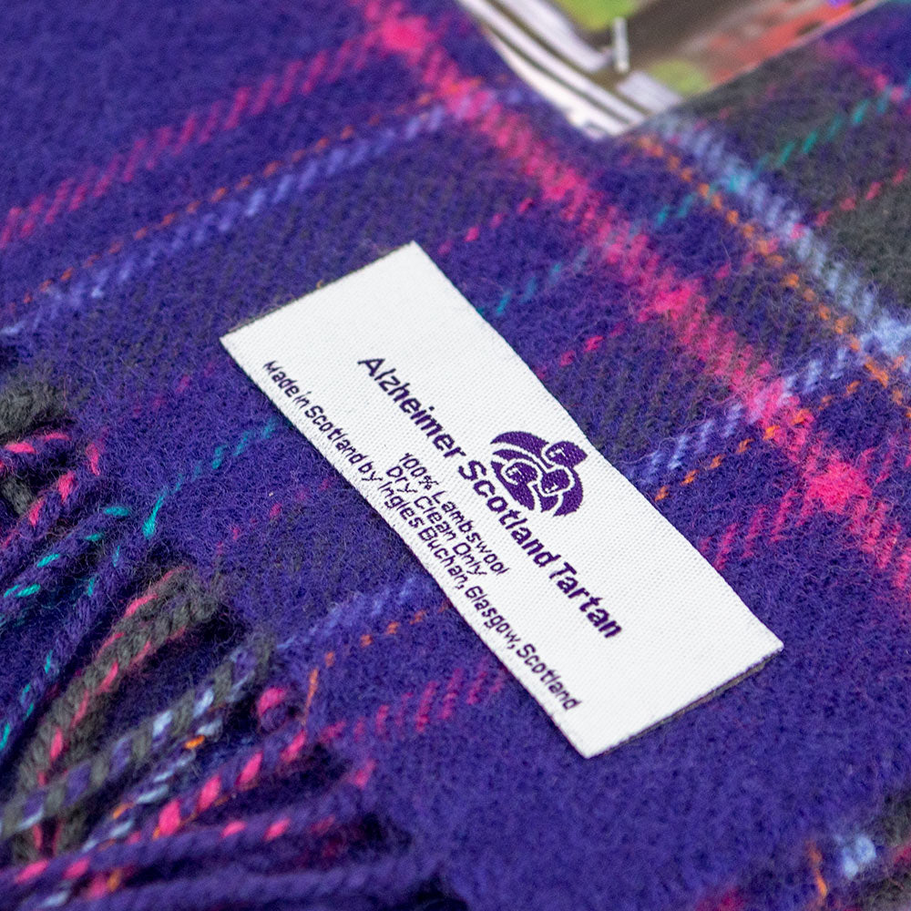 Lambswool Tartan Scarf Alzheimer Scotland