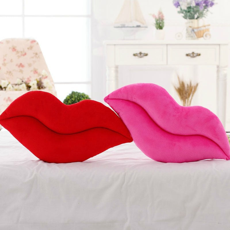 Lips Pillow Soft Stuffed Plush Cushion Toy Gage Beasley 