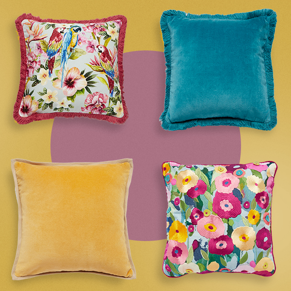 Floral Covers For Cushions