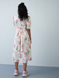 Bombay Paisley Off-White Floral Shirtdress
