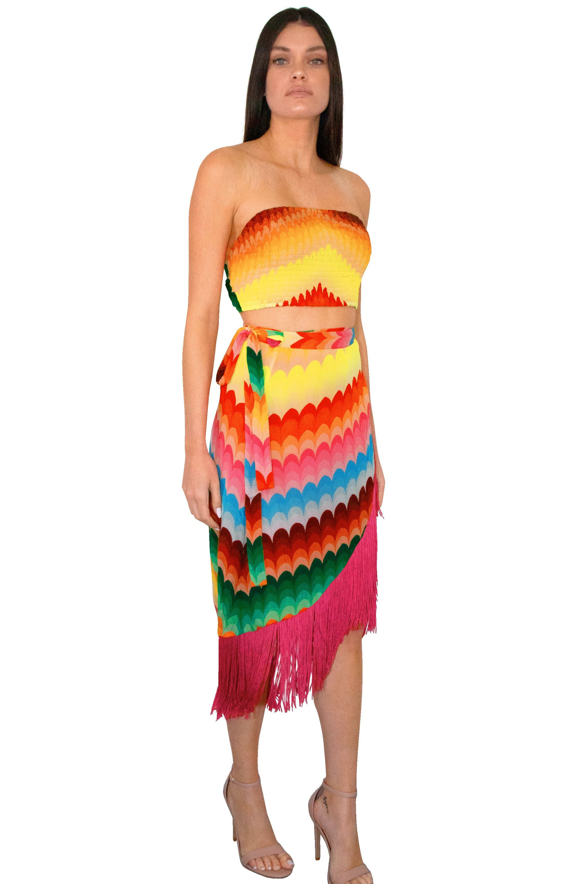 Sarong Wrap Skirt {Pareo - Skirt Women – Shahida Parides
