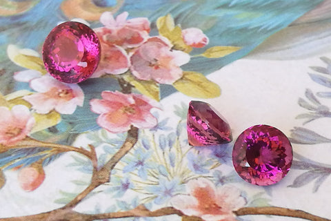 pink tourmalines