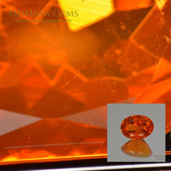 Charismatic Mexican Fire Opal. Oval cut. 2.04 ct.