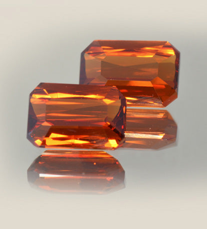 Pair Spessartite Garnet