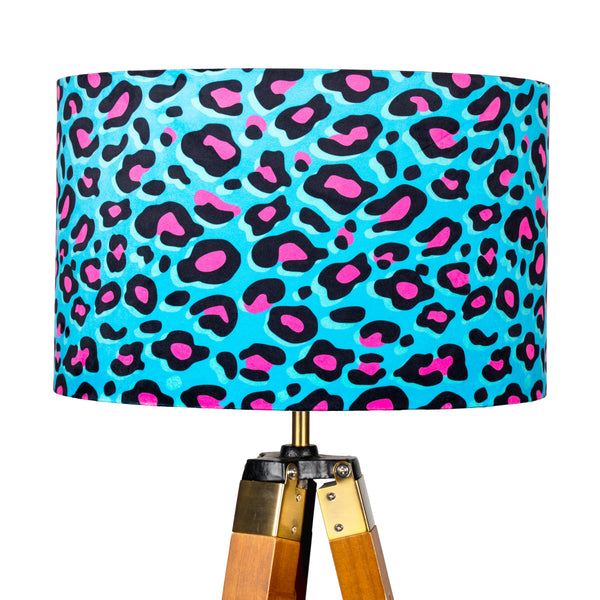 pink leopard print lamp shade