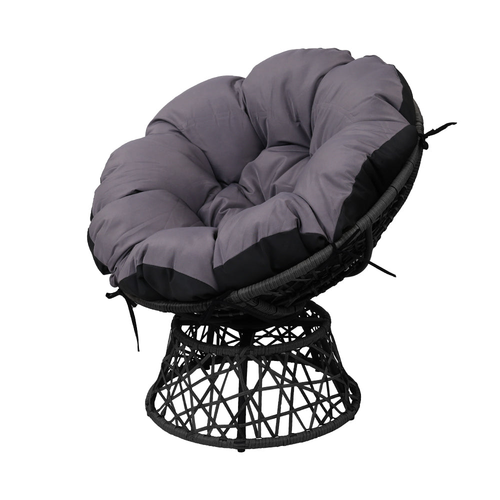 rotating papasan chair