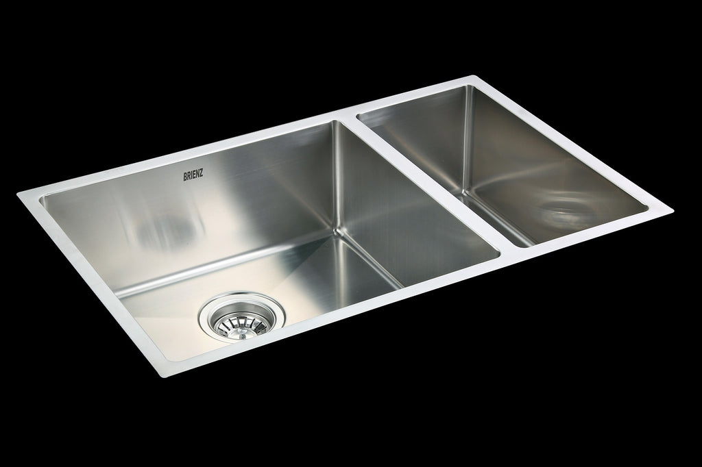 715x440mm Handmade Stainless Steel Undermount Topmount Kitchen Sink