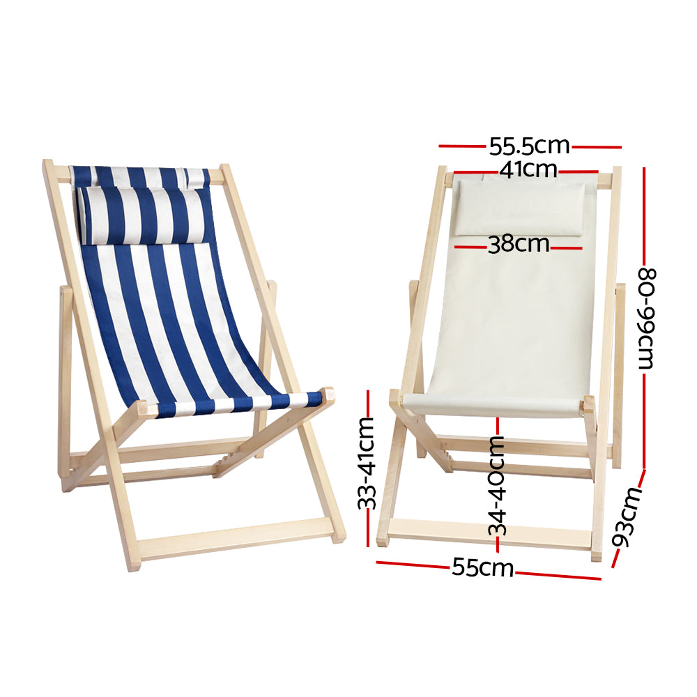 tan deck chairs