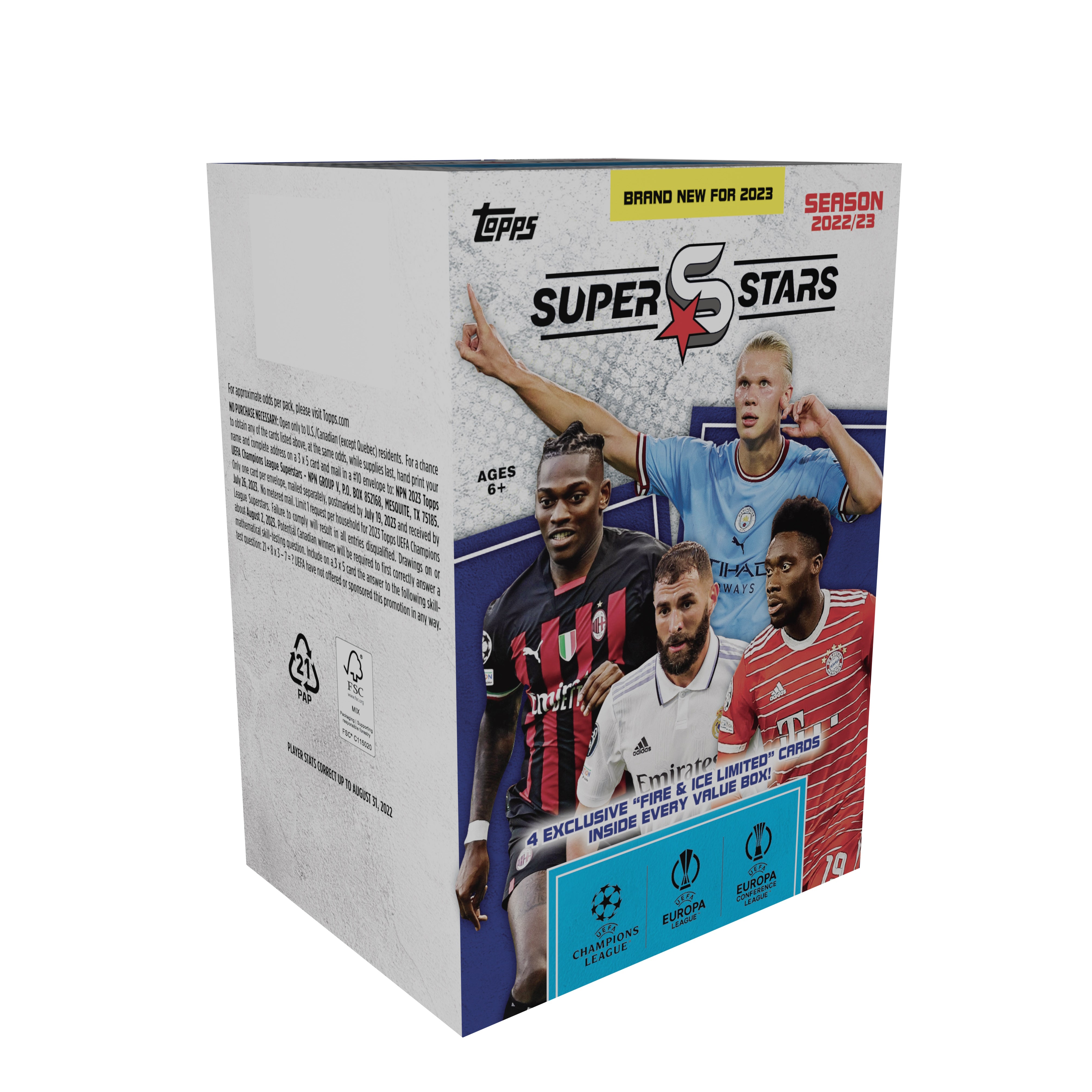 Buy 202223 Topps UEFA Champions League Superstars Cards Blaster Box