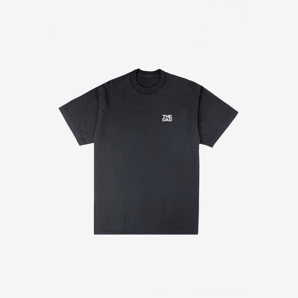 Father's Day 2023 Pre Order: The Dad Pigment Dyed Premium Tee Shirt (Washed Out Black)