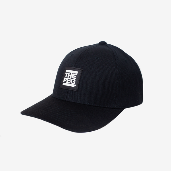 Classic Curved Snapback (Black)