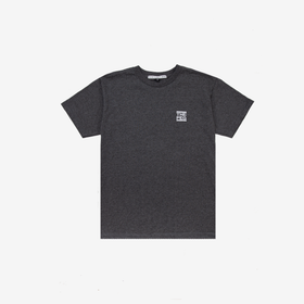 Embroidered Classic Tee Shirt (Charcoal Heather)
