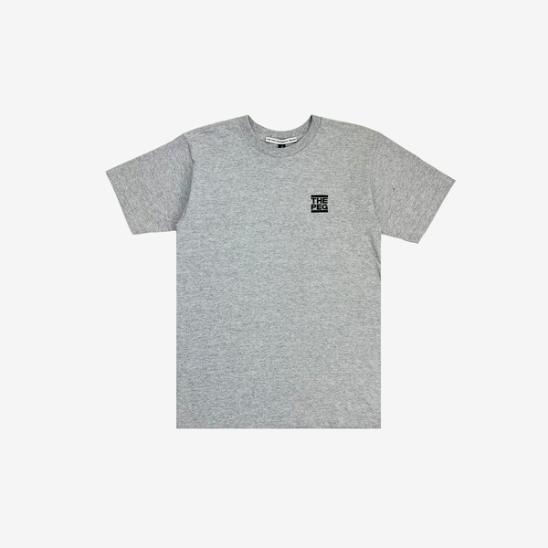 Embroidered Classic Tee Shirt (Heather Grey)