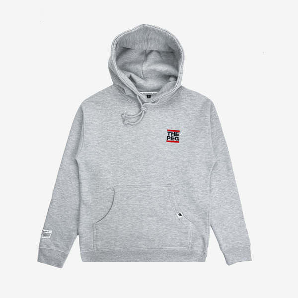 Heavy Weight Premium Embroidered Hoodie (Heather Grey)