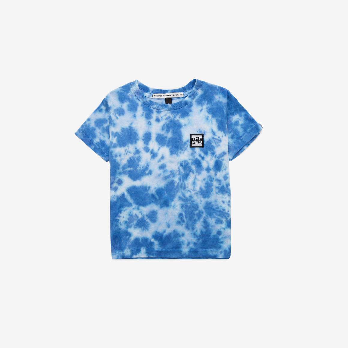 Kids Tie Dye Tee Shirt (Royal Blue)