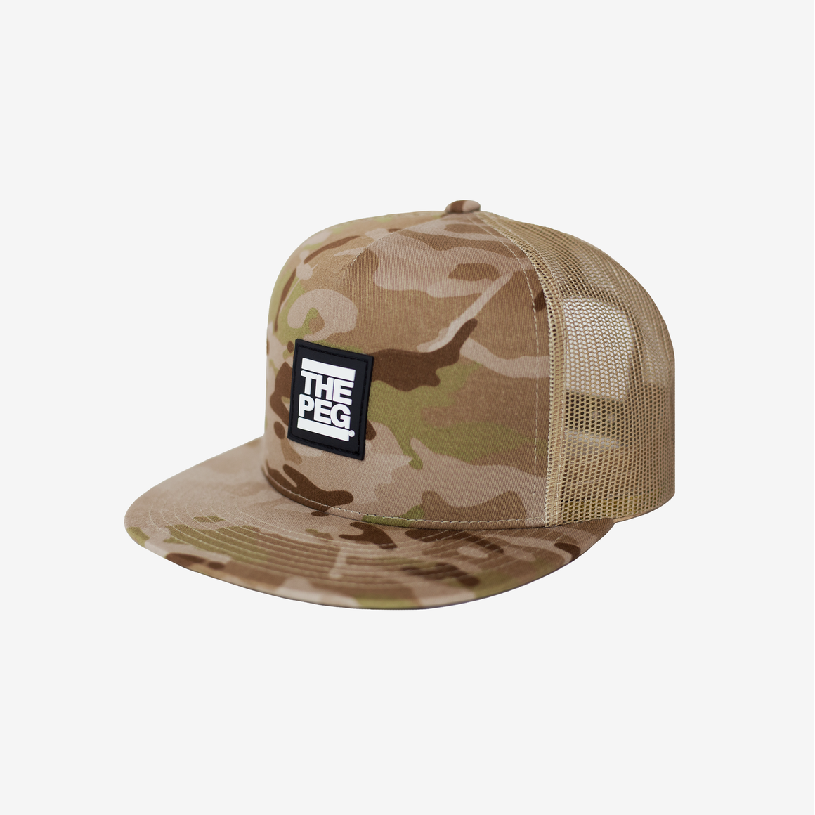 Pre Order: Premium Mesh Snapback (Arid Multi Camo)