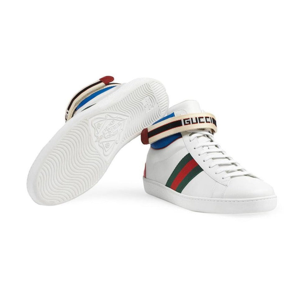 fly symbol Plateau Gucci Stripe Ace High-top Sneakers – Gavriel.us