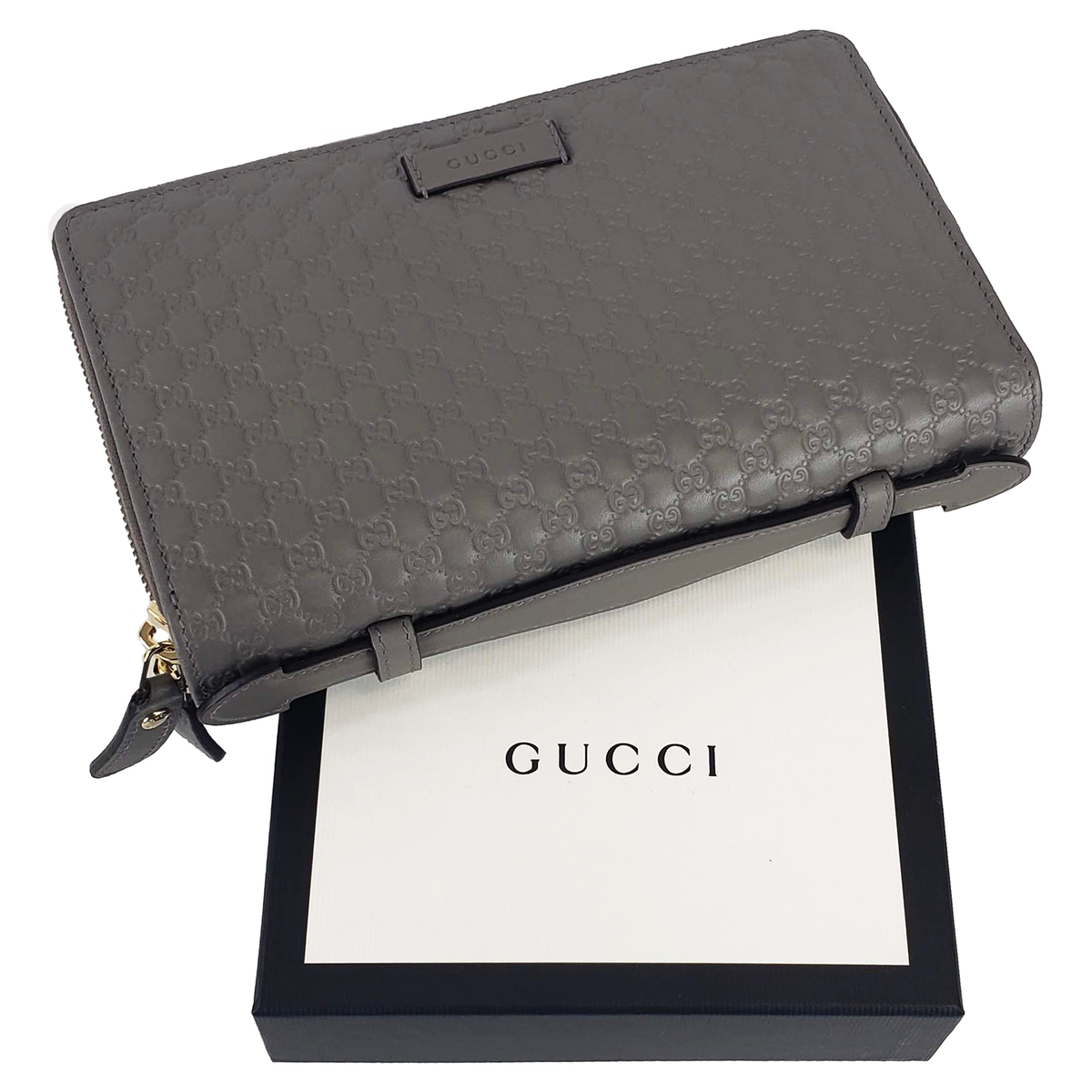 gucci double zipper wallet