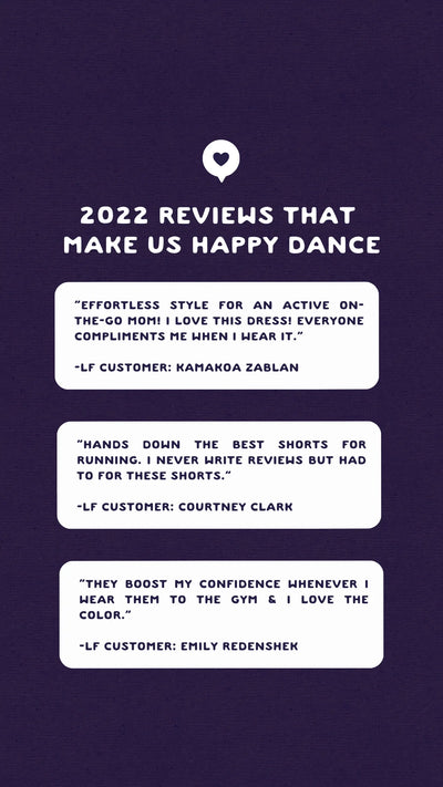 2022 Reviews that Make Us Happy Dance