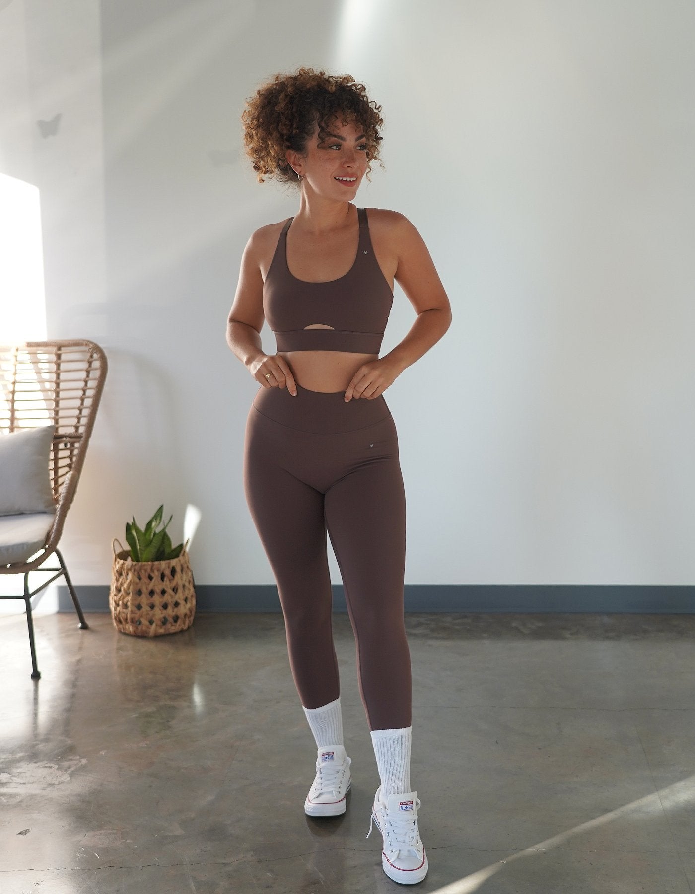 Crimson tavernorlando Essential Leggings Activewear Brown Leggings