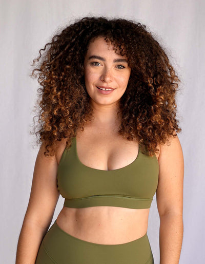 Crimson tavernorlando Johana Sports Bra Olive Green