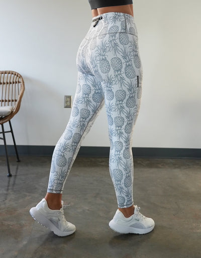 White Pineapple Leggings